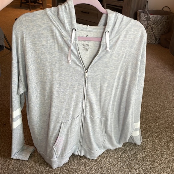 AE Soft & Sexy Terry Zip Up Hoodie - Picture 7 of 8